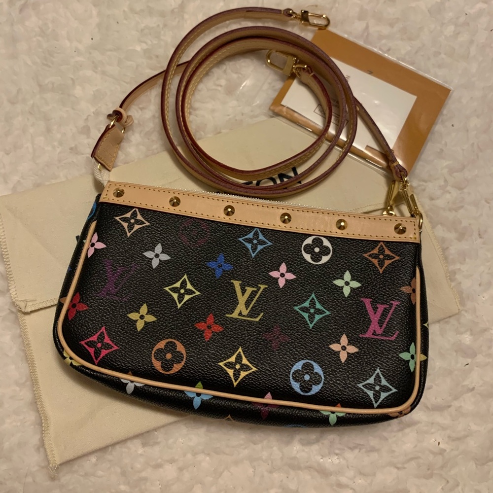 💥❤️ SOLD Louis Vuitton Multicolor Pochette ❤️💥
